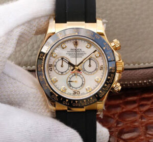 Rolex Daytona Cosmograph M116518ln-0037 JH Factory Black Strap Replica Watches - Luxury Replica