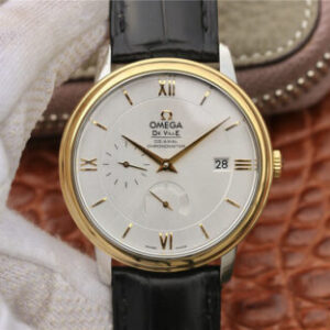 Omega De Ville 424.53.40.21.02.002 ZF Factory Gold Bezel Replica Watches - Luxury Replica