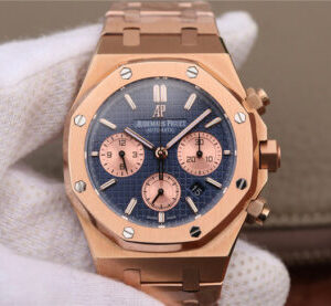 Audemars Piguet Royal Oak Chronograph 26331OR.OO.1220OR.01 OM Factory Blue Dial Replica Watches - Luxury Replica