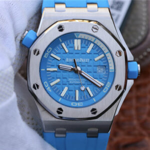 Audemars Piguet Royal Oak Offshore Diver 15710ST.OO.A032CA.01 JF Factory Blue Strap Replica Watches - Luxury Replica