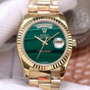 Rolex Day Date President 18238 Malachite Green Dial Replica Watches - Luxury Replica