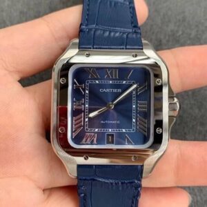Cartier Santos WSSA0030 V6 Factory Stainless Steel Bezel Replica Watches - Luxury Replica