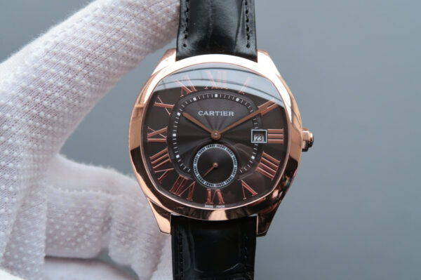 Drive De Cartier WGNM0004 V6 Factory Black Strap Replica Watches - Luxury Replica