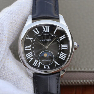 Drive De Cartier Moonphase WGNM0009 Stainless Steel Bezel Replica Watches - Luxury Replica