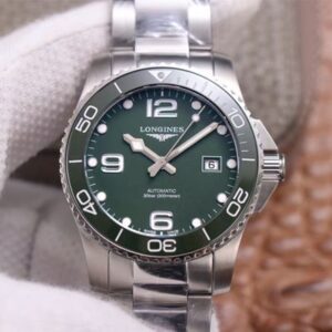 Longines Hydroconquest L3.781.4.06.6 ZF Factory Dark Green Bezel Replica Watches - Luxury Replica