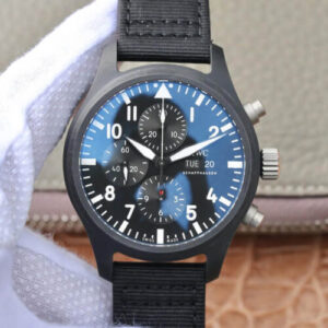 IWC Pilot IW389101 ZF Factory Black Strap Replica Watches - Luxury Replica