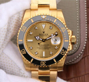 Rolex Submariner 116618 Noob Factory Golden Shell Replica Watches - Luxury Replica