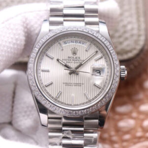 Rolex Day Date M228349RBR-0007 EW Factory Stainless Steel Strap Replica Watches - Luxury Replica