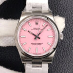 Rolex Oyster Perpetual M277200-0009 31MM EW Factory Pink Dial Replica Watches - Luxury Replica