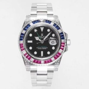 Rolex GMT Master II 116759 SAru-78209 ROF Factory Stainless Steel Strap Replica Watches - Luxury Replica