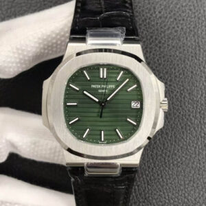 Patek Philippe Nautilus 5711/1A-014 3K Factory Black Strap Replica Watches - Luxury Replica