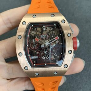 Richard Mille RM011 KV Factory Orange Strap Replica Watches - Luxury Replica