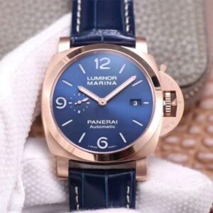 Panerai Luminor Marina Goldtech PAM01112 VS Factory Blue Case Replica Watches - Luxury Replica