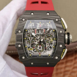 Richard Mille RM11-03 KV Factory Red Strap Replica Watches - Luxury Replica