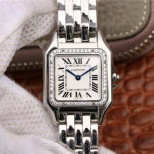 Panthere De Cartier W4PN0008 GF Factory Stainless Steel Strap Replica Watches - Luxury Replica