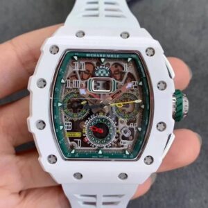 Richard Mille RM011-03 KV Factory White Shell Replica Watches - Luxury Replica