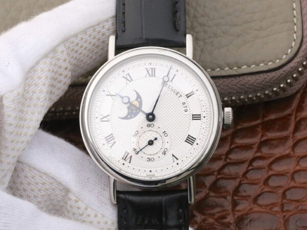 Breguet Classique Moonphase 4396 Stainless Steel Bezel Replica Watches - Luxury Replica