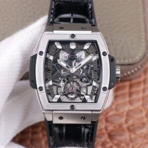 Hublot Masterpiece Tourbillon 906.NX.0129.VR.AES13 JB Factory Black Strap Replica Watches - Luxury Replica