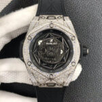 Hublot Big Bang 415.NX.1112.VR.1704.MXM17 WWF Factory Diamond-Set Bezel Replica Watches - Luxury Replica