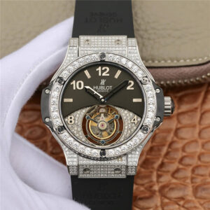Hublot Big Bang Tourbillon Diamond-Set Bezel Replica Watches - Luxury Replica
