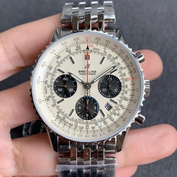 Breitling Navitimer 1 B01 AB0121211G1A1 GF Factory Stainless Steel Strap Replica Watches - Luxury Replica
