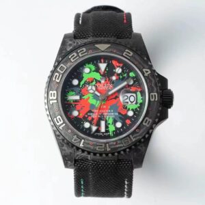 Rolex GMT-MASTER II Diw Black Strap Replica Watches - Luxury Replica