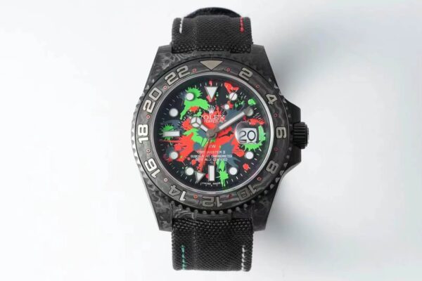Rolex GMT-MASTER II Diw Black Strap Replica Watches - Luxury Replica