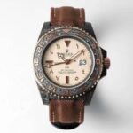 Rolex GMT-MASTER II Diw Brown Strap Replica Watches - Luxury Replica