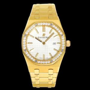 Audemars Piguet Royal Oak 67651BA.ZZ.1261BA.01 JF Factory Yellow Case Replica Watches - Luxury Replica