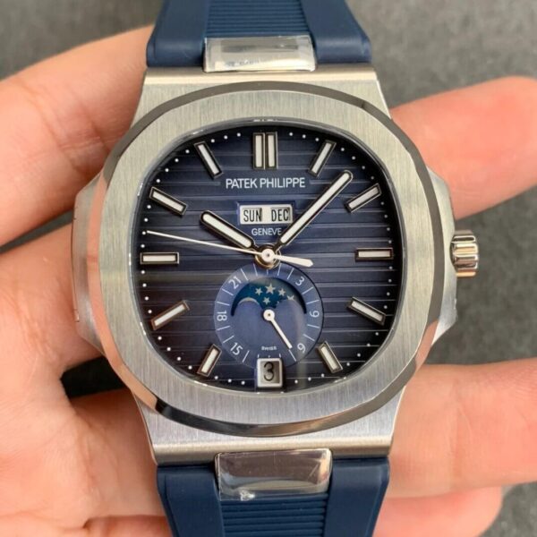 Patek Philippe Nautilus 5726 GR Factory Blue Strap Replica Watches - Luxury Replica