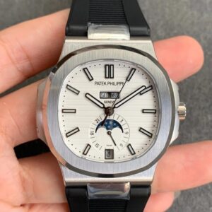 Patek Philippe Nautilus 5726 GR Factory Black Strap Replica Watches - Luxury Replica