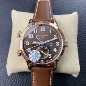 Patek Philippe Calatrava 5524R-001 GR Factory Brown Strap Replica Watches - Luxury Replica