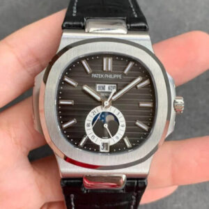 Patek Philippe Nautilus 5726/1A-001 GR Factory Black Strap Replica Watches - Luxury Replica