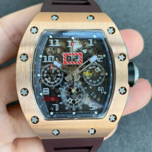 Richard Mille RM011 KV Factory Rubber Strap Replica Watches - Luxury Replica