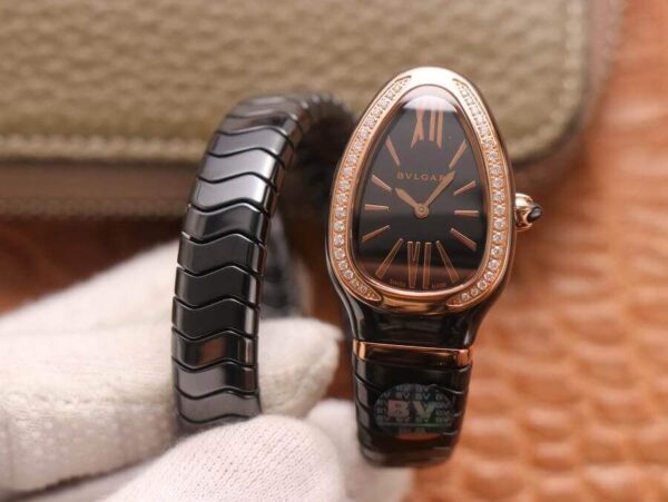 Bvlgari Serpenti 102532 BV Factory Diamond-Set Bezel Replica Watches - Luxury Replica