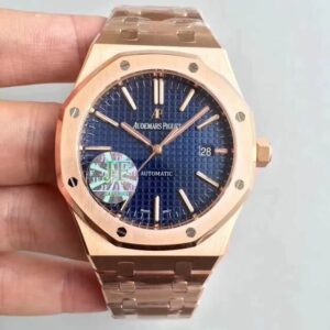 Audemars Piguet Royal Oak 15400OR.OO.1220OR.03 JF Factory Gold Case Replica Watches - Luxury Replica