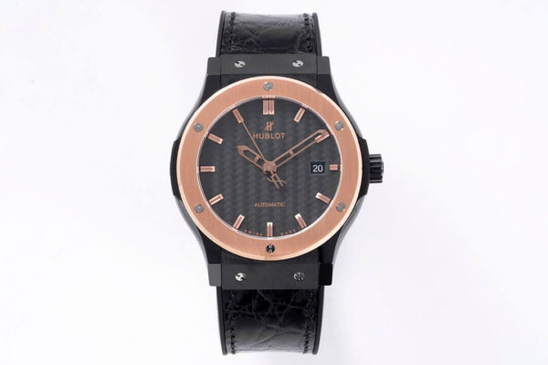 GSF Hublot Classic Fusion 542.CO.1780.RX GS Factory Black Strap Replica Watches - Luxury Replica