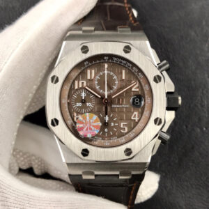 Audemars Piguet Royal Oak Offshore 26470ST.OO.A820CR.01 JF Factory Brown Strap Replica Watches - Luxury Replica