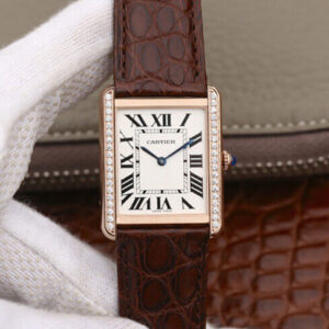 Cartier Tank WT200005 K11 Factory Diamond-Set Bezel Replica Watches - Luxury Replica