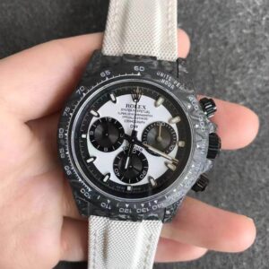 Rolex Daytona Cosmograph Carbon Fiber Diw Customized Version Noob Factory Black Bezel Replica Watches - Luxury Replica