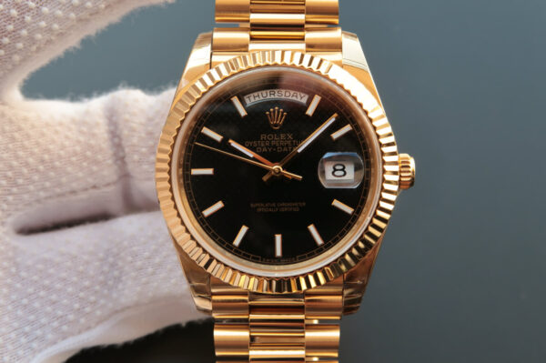 Rolex Day Date M228238-0004 EW Factory Gold Case Replica Watches - Luxury Replica