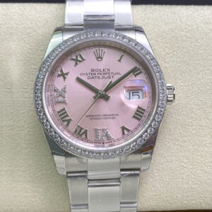 Rolex Datejust M126284RBR-0024 EW Factory Diamond-Set Bezel Replica Watches - Luxury Replica