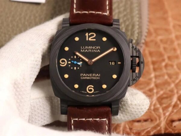 Panerai Luminor 1950 PAM00661 VS Factory Burgundy Strap Replica Watches - Luxury Replica