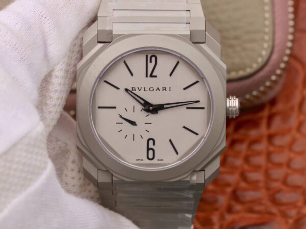Bvlgari Octo Finissimo 103011 BV Factory White Bezel Replica Watches - Luxury Replica