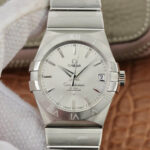 Omega Constellation 123.10.38.21.02.001 VS Factory Silver Watch Replica Watches - Luxury Replica