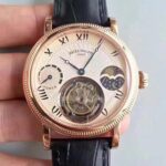 Patek Philippe Tourbillon Black Strap | US Replica - 1:1 Top quality replica watches factory, super clone Swiss watches.