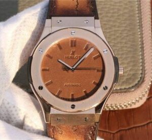 Hublot Classic Fusion 511.OX.0500.VR.BER16 TW Factory Brown Dial Replica Watches - Luxury Replica