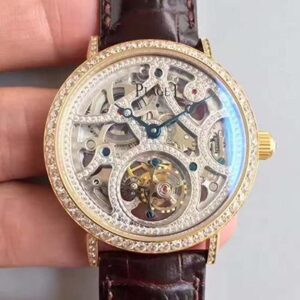 Piaget High-grade Jewelry Mechanical Watches Brown Strap Replica Watches - Luxury Replica