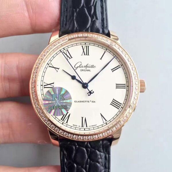 Glashutte 1-39-59-01-15-04 Diamond Bezel | US Replica - 1:1 Top quality replica watches factory, super clone Swiss watches.