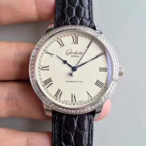 Glashutte Original Senator 1-39-59-01-12-04 FK Factory Black Strap Replica Watches - Luxury Replica